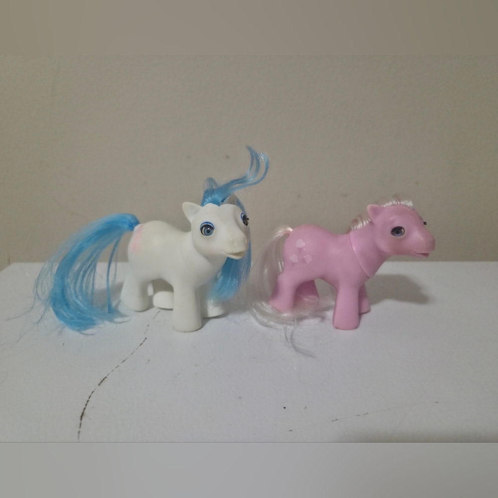 Hasbro G1 My Little Pony Beddy Bye Eye Baby Lickety Split And Sleepy Pie